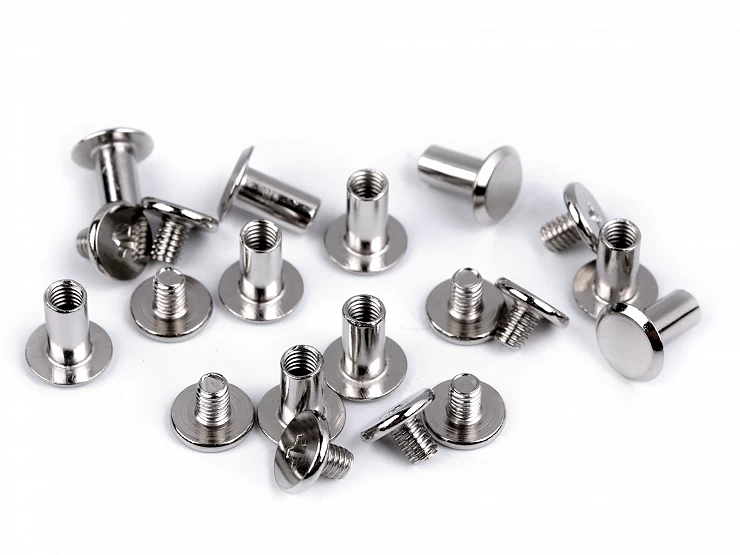Nýt šroubovací sedlářský 10mm nikl 