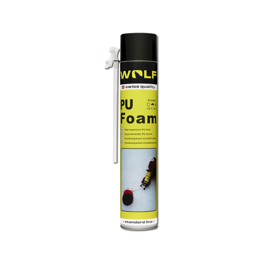 Montážní pěna WOLF vysokoexpanzní  trubičková  750ml