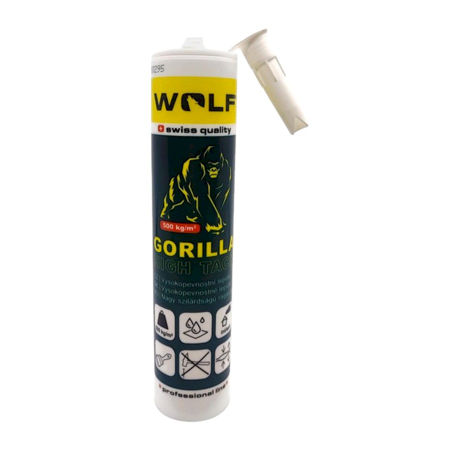 Lepidlo polymerové vysokopevnostní MS Gorilla bílé 290ml